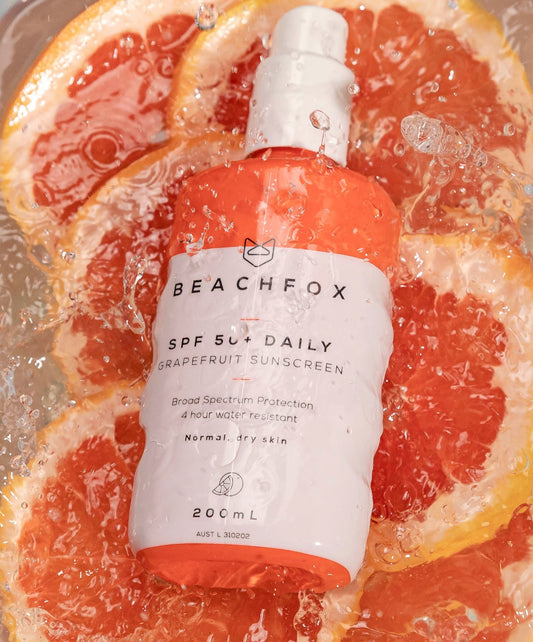 Beachfox Grapefruit Body Sunscreen SPF50+