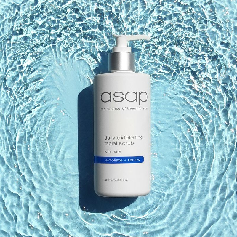 asap Limited Edition daily exfoliating facial scrub 300ml