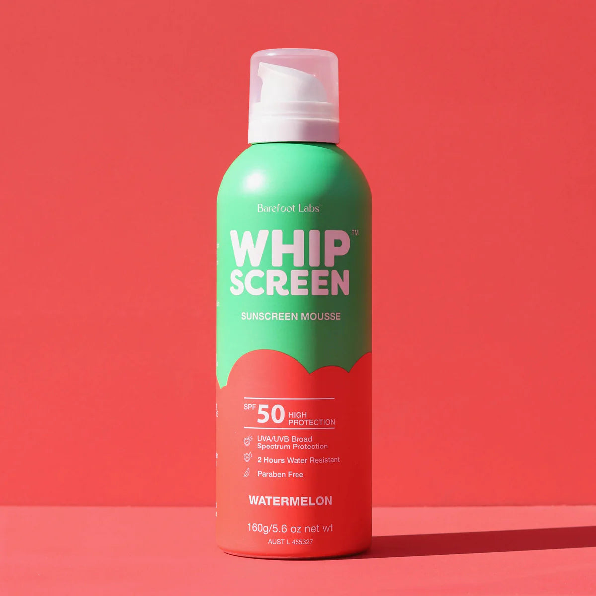 WHIPSCREEN™ SPF50 Sunscreen Mousse - Watermelon