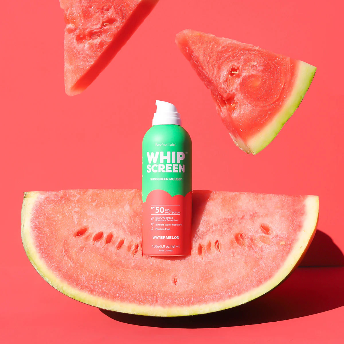 WHIPSCREEN™ SPF50 Sunscreen Mousse - Watermelon